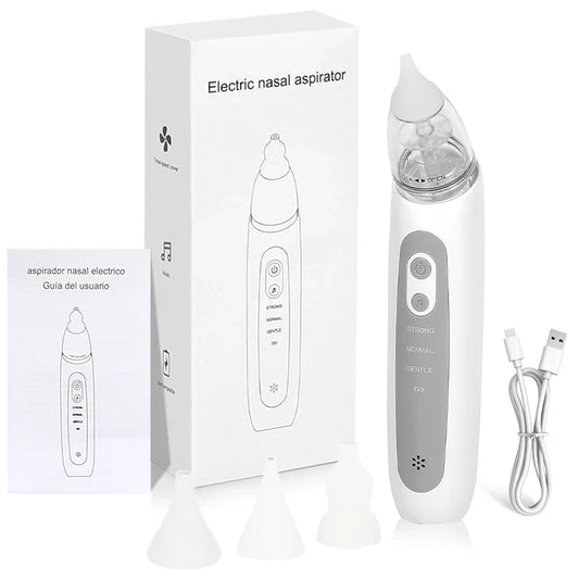 Aspirador Nasal Eléctrico Bebé | Versión Recargable Anti-Congestión