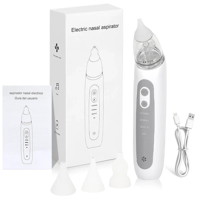 Aspirador Nasal Eléctrico Bebé | Versión Recargable Anti-Congestión