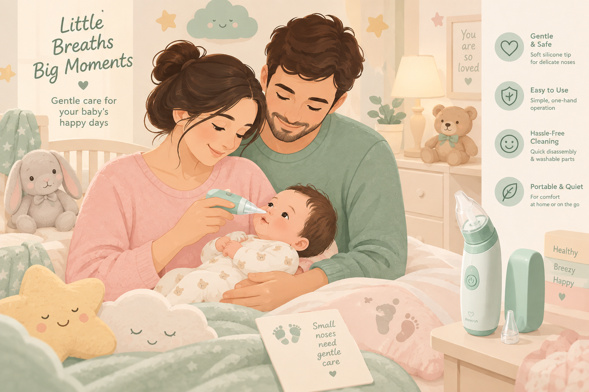 Aspirador nasal para padres primerizos